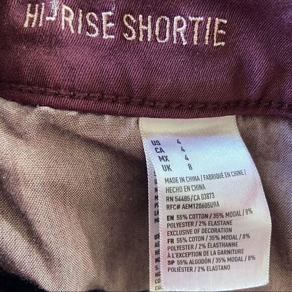 American Eagle high rise shortie shorts - Picture 4 of 4